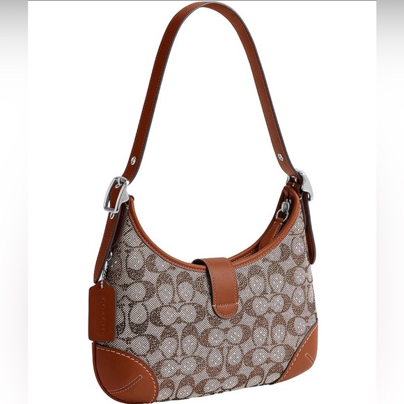 The Coach Originals Hamptons 2005 Crystal Signature Jacquard Hobo Bag NWT!🤎 - Picture 10 of 12